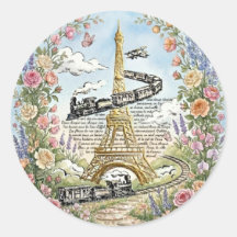 París romántico, Torre Eiffel, Arte Francés