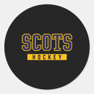 Pegatina Redonda Park Scots Hockey