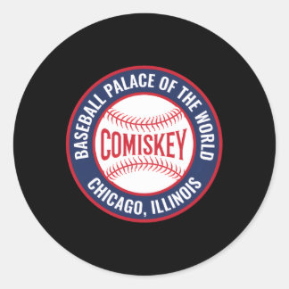 Pegatina Redonda Parque de Comiskey Chicago