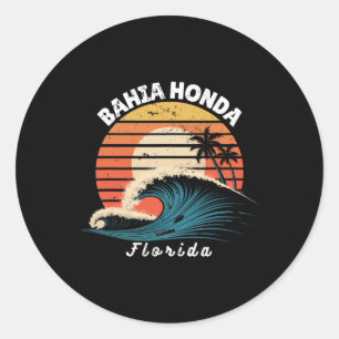 Pegatina Redonda Parque Estatal Hia Honda Florida Mujeres Hombres S