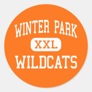 Pegatina Redonda Parque invernal - Wildcats - High - Winter Park