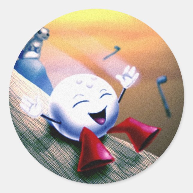 Pegatina Redonda parrillada (Anverso)