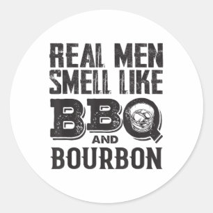 Pegatina Redonda Parrillada Master Chef Grilling Barbacoa Lover Bbq