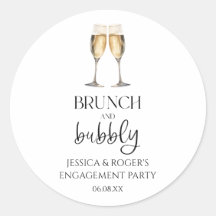 Partido Brunch and Bubbly Engagement Brunch Favor