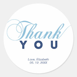 Pegatina Redonda Partido Favor Gracias Pegatina, Baby Shower