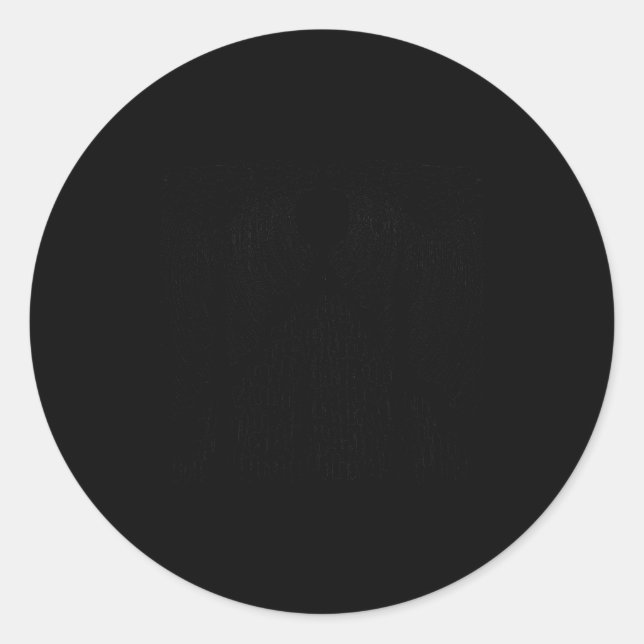 Pegatina Redonda Parting Of The Red Sea Christian Faith Apparel  (Anverso)