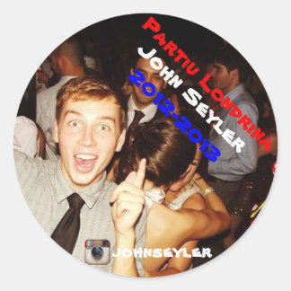 Pegatina Redonda Partiu Londrina