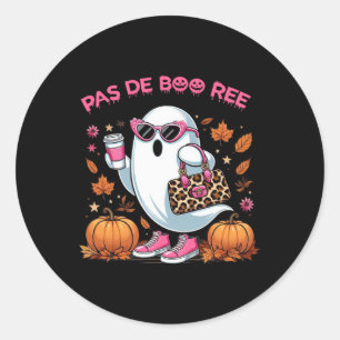 Pegatina Redonda Pas De Boo Ree Halloween Spooky