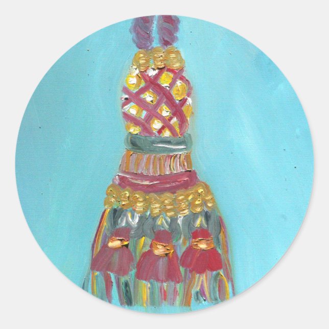 Pegatina Redonda Paso (Anverso)
