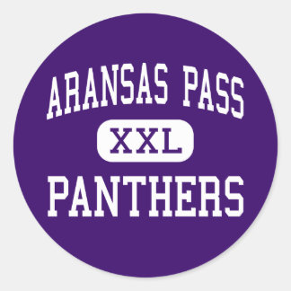 Pegatina Redonda Paso de Aransas - Panthers - High - Aransas Pass