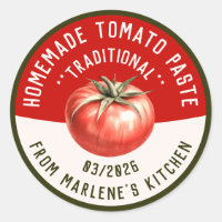 Pasta de tomate casera con dos colores
