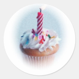 Pegatina Redonda Pastel