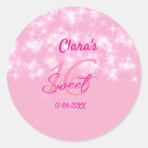 Pastel bebé rosa dulce 16 cumpleaños agregar nombr