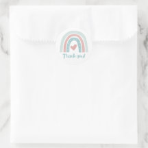Pastel Bohemian Rainbow Gracias
