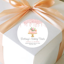 Pastel de panadería Rubor Purpurina rosado y postr