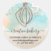 Pastel de pastelería verde oscuro de oro