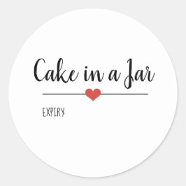 Pegatina Redonda Pastel en un alfabeto blanco