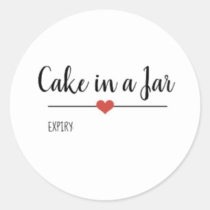 Pegatina Redonda Pastel en un alfabeto blanco 