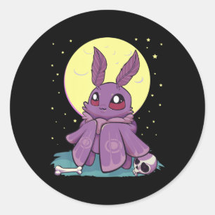 Pegatina Redonda Pastel Gótico Kawaii Anime Cute Baby