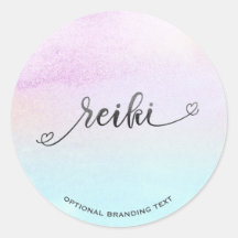 *~* Pastel Magenta Turquoise Purpurina negro REIKI