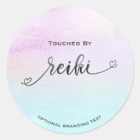 *~* Pastel suave arcoiris Purpurina negro REIKI