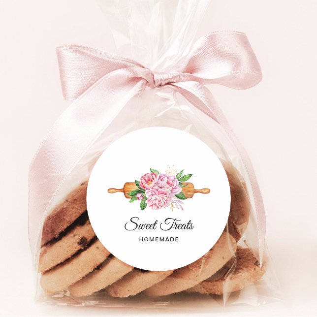 Pegatina Redonda Pasteles dulces Panadería (Subido por el creador)