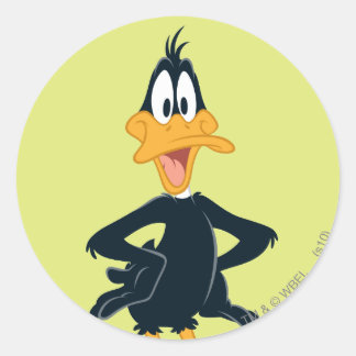 PEGATINA REDONDA PATO DAFFY™