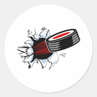Pegatina Redonda Pato de hockey de Breakthru