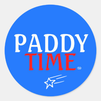 Pegatina Redonda Patriot Paddy