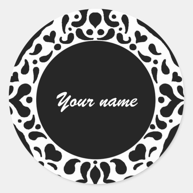 Pegatina Redonda Patrón