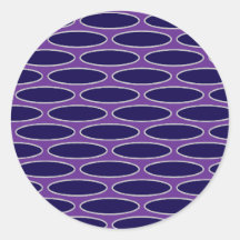 Patrón de cadena púrpura Oval