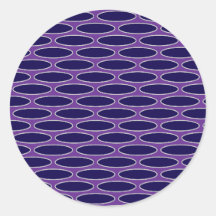 Patrón de cadena púrpura Oval