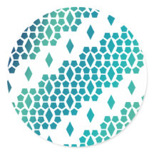 Patrón de Diamante Azul y Honeycomb de la tormenta