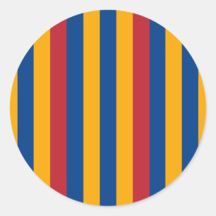 Pegatina Redonda patrón de protección vaticana