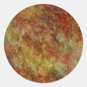 Pegatina Redonda patrón espeluznante