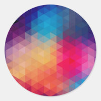 Patrón geométrico mosaico moderno colorido