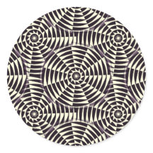 Patrón monocromo geométrico sin soldadura