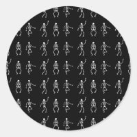 Patrón negro Esqueletos huesos muertos huesos de b