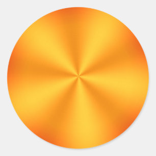 Pegatina Redonda Patrón radial de aspecto Metalizado cepillado por 