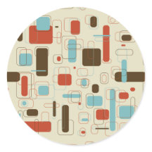 Patrón Vintage Retro Art Déco