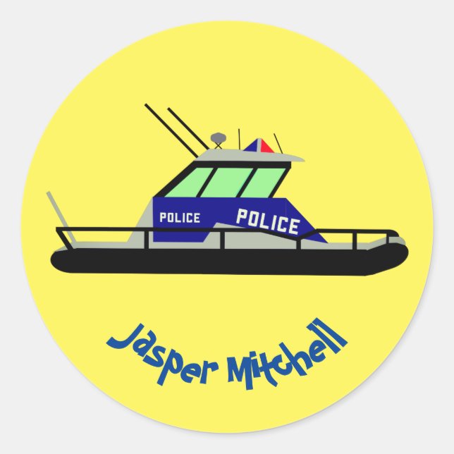 Pegatina Redonda Patrulla (Anverso)