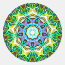 Paua de irrismo espiritual Shell fractal