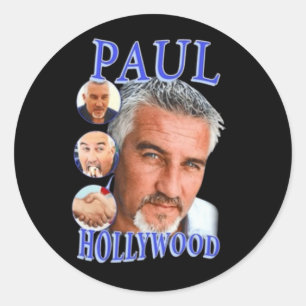 Pegatina Redonda Paul Hollywood