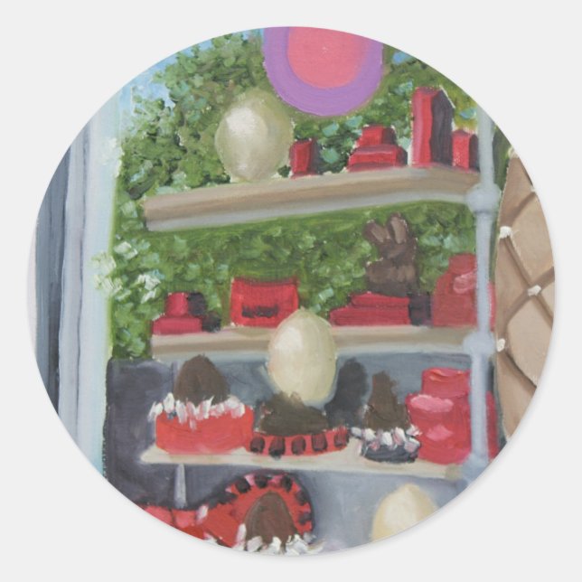 PEGATINA REDONDA PAUL LAMOTTE:27 PLACE NAPOLEON BONAPARTE (Anverso)