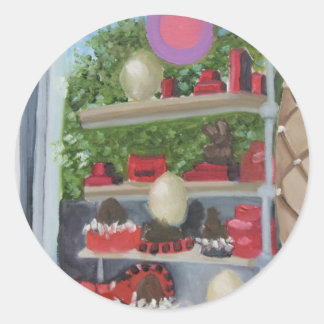 PEGATINA REDONDA PAUL LAMOTTE:27 PLACE NAPOLEON BONAPARTE