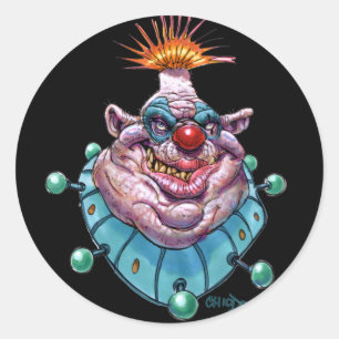 Pegatina Redonda Payaso
