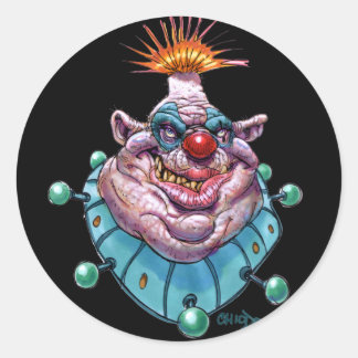 Pegatina Redonda Payaso