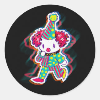 Pegatina Redonda Payaso