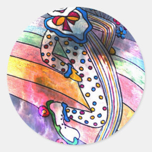 Pegatina Redonda PAYASO EN LOVE.jpg