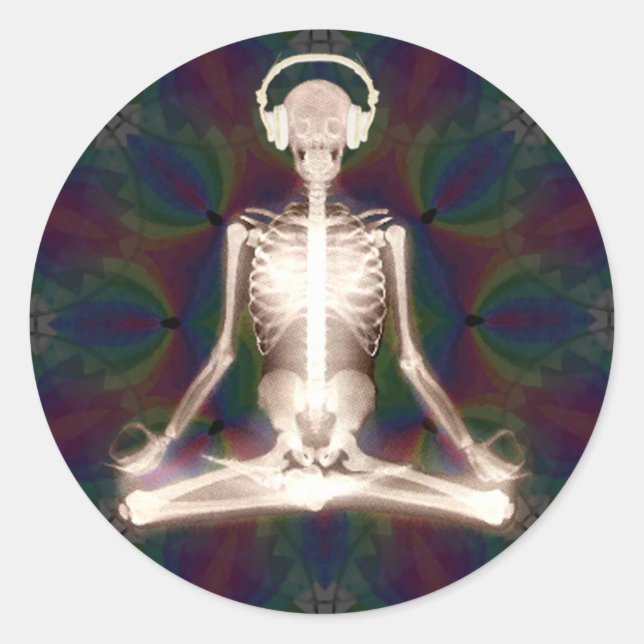 Pegatina Redonda Paz interior (Anverso)